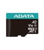 ADATA MicroSDXC karta 512GB Premier Pro UHS-I V30S (R:100/W:80 MB/s) + SD adaptér