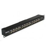 POE injektor aktivní/pasivní - 12x 1 Gb/s, stíněný panel, 802.3af/at