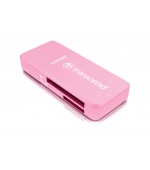 TRANSCEND Card Reader F5, USB 3.0, Red
