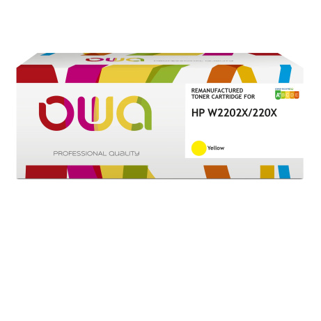 OWA Armor toner kompatibilní s HP W2202X, 220X, 5500st, žlutá/yellow