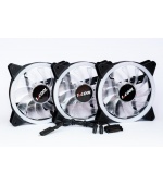 1stCOOL Fan KIT AURA EVO 1 ARGB, 3x Dual Ring ventilátor + ARGB Nano řadič
