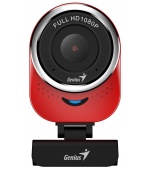 GENIUS webkamera QCam 6000/ červená/ Full HD 1080P/ USB2.0/ mikrofon