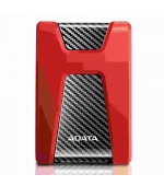 ADATA Externí HDD 2TB USB 3.1 DashDrive Durable HD650, červený (gumový, nárazu odolný)