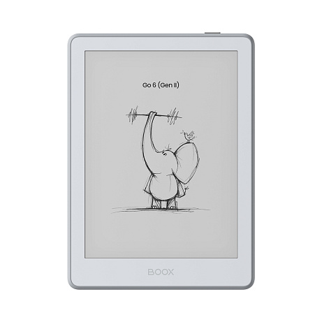 E-book ONYX BOOX GO 6 (Gen II), stone, 6" Carta 1300, 32GB, Bluetooth, Android 11, E-ink displej