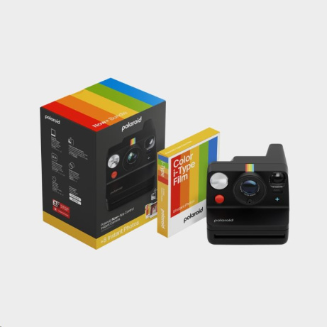 BAZAR - Polaroid Now+ Gen 3 Black bundle with Color Film (8 photos)