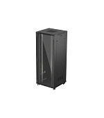 19" VOLNĚ STOJÍCÍ RACKOVÁ SKŘÍŇ 42U 800X800 ČERNÉ SKLENĚNÉ DVEŘE LANBERG (PLOCHÉ BALENÍ)