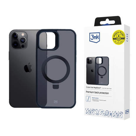 3mk ochranný kryt Smoke Case Mag&Stand pro Apple iPhone 12 Pro Max