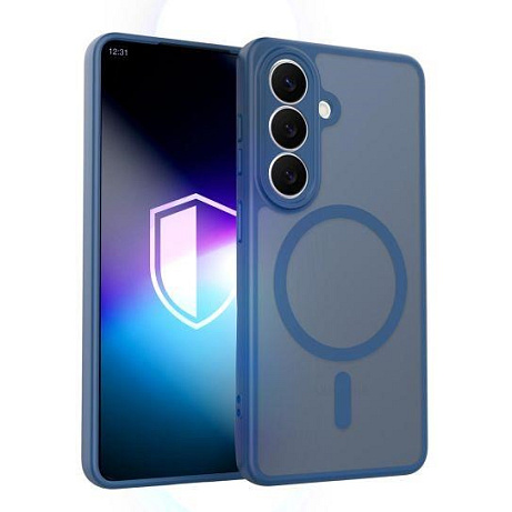3mk ochranný kryt Misty MagCase Blue pro Samsung Galaxy S26+