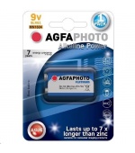 AgfaPhoto Power alkalická baterie 9V, blistr 1ks