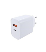 Solight USB A+C 20W fast charger univerzální napájecí adaptér