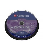 VERBATIM DVD+R(10-pack) Double layer/8x/8.5GB/spindle
