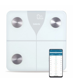 Salente SlimFit, chytrá osobní diagnostická fitness váha, Bluetooth, bílá