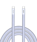 VERBATIM Kabel Sync & Charge SoftTouch USB-C, 100W, 120cm, fialová