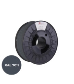 Tisková struna (filament) C-TECH PREMIUM LINE, PLA, ocelová šedá, RAL7011, 1,75mm, 1kg