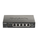 D-Link DGS-1100-05PDV2 5-Port Gigabit PoE Smart Managed Switch with 1 PD port