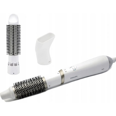 Philips BHA303/00 horkovzdušný kulmofén bílý, 800 W, 3 nástavce, ionizace, keramický povrch