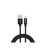 WG - Datový kabel Lightning na USB-A, 1 metr, černá