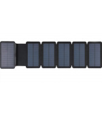 Sandberg Solar 6-Panel Powerbank 20000, solární nabíječka, černá