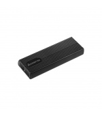 CHIEFTEC externí rámeček na M.2 PCIe NVMe/S-ata SSD Enclosure Tool-Less, s USB Type C konektorem, černá