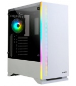 ZALMAN skříň S5 White, ATX bez zdroje , RGB