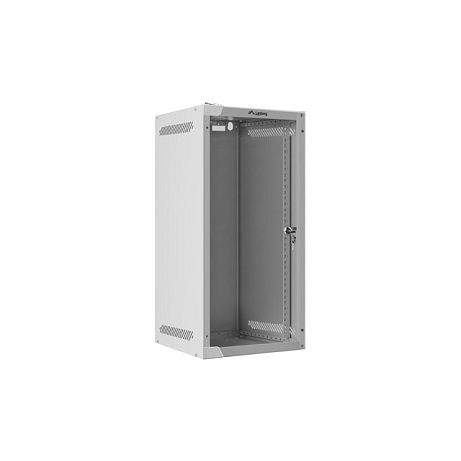LANBERG RACKOVÁ SKŘÍŇ 10" NÁSTĚNNÁ 12U/280X310 (FLAT PACK) S PROSKLENÝMI DVEŘMI ŠEDÁ