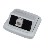 Jednozásuvka ABB TANGO 1xRJ45 Cat5e UTP bílá