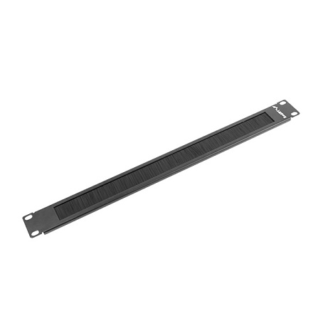 LANBERG 19" KARTÁČOVÝ PANEL 1U ČERNÝ AK-1101-B