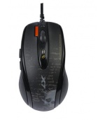 A4tech F5, V-Track herní myš, až 3000DPI, paměť 160kB, 7 tlačítek, USB, černá