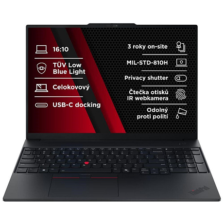 BAZAR - LENOVO NTB ThinkPad E16 AMD G3 - Ryzen7 250,16" WUXGA,16GB,512SSD,FHD+IRcam,W11P - Poškozený obal