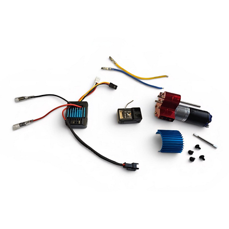 SET elektronický regulátor otáček 50A + přijímač MN 2.4 GHz+ motor 370