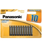 PANASONIC Alkalické baterie Alkaline Power LR03APB/10BW AAA 1,5V (Blistr 10ks)