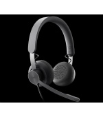 Logitech sluchátka s mikrofonem Zone Wired Teams Headset Graphite - EMEA