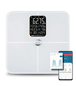 Salente BodyFit, chytrá osobní diagnostická fitness váha, Bluetooth, bílá