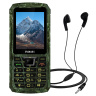 EVOLVEO StrongPhone Z6, IP68 odolný Dual SIM telefon, 2,8"LCD, 4000mAh, Powerbanka, lovec. kamufláž