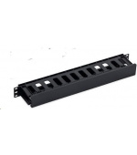 TRITON 19" vyvazovací panel 1U plastový, černý