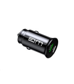 WG - Autonabíječka 2x USB-A / 1x USB-A 18W QC3.0 + 1x USB-C PD 20W / black