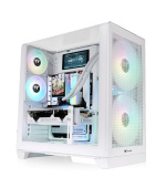 THERMALTAKE Case View 390 Air, ATX, Průhledná bočnice, 2x 120mm Fan, bílá