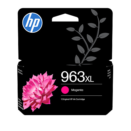 HP 963XL High Yield Magenta Original Ink Cartridge (1,600 pages)