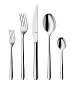 WMF Flame Plus sada příborů 30ks, nerez, Cromargan protect, kované čepele, do myčky