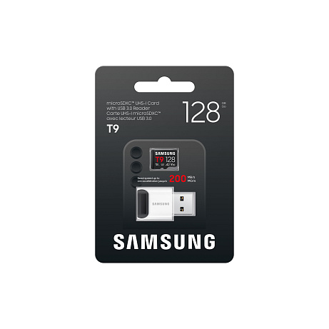 Samsung T9 microSD 128GB + USB Adaptér
