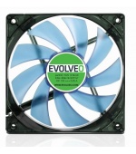 EVOLVEO 12L1BL ventilátor 120mm, 4 LED modrý, 3pin