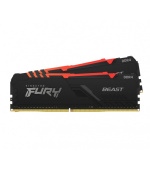 Kingston FURY Beast/DDR4/16GB/3200MHz/CL16/2x8GB/RGB/Black