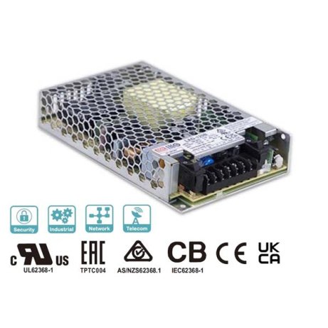 MEANWELL Průmyslový napájecí zdroj 13,8V (120W)