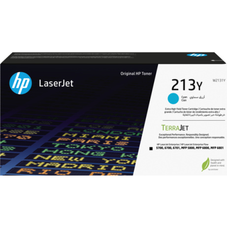 HP W2131Y, cyan toner. kazeta HP LaserJet 213Y