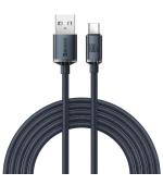 Baseus CAJY000501 Crystal Shine Series Datový Kabel USB - USB-C 100W 2m Black