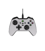Drátový gamepad Genesis MANGAN 300, pro PC/Switch/Mobil, bílý