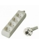 Prodlužovací přívod 230V, 3m, 4 zásuvky