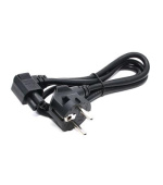 Kabel C-TECH síťový 1,8m VDE 220/230V napájecí notebook 3 pin Schuko, lomený