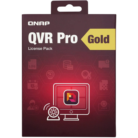 QNAP LIC-SW-QVRPRO-GOLD-EI - QNAP QVR Pro License - 8 dalších kamer a neomezené přehrávání