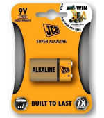 JCB SUPER alkalická baterie 6LR61/9V, blistr 1 ks